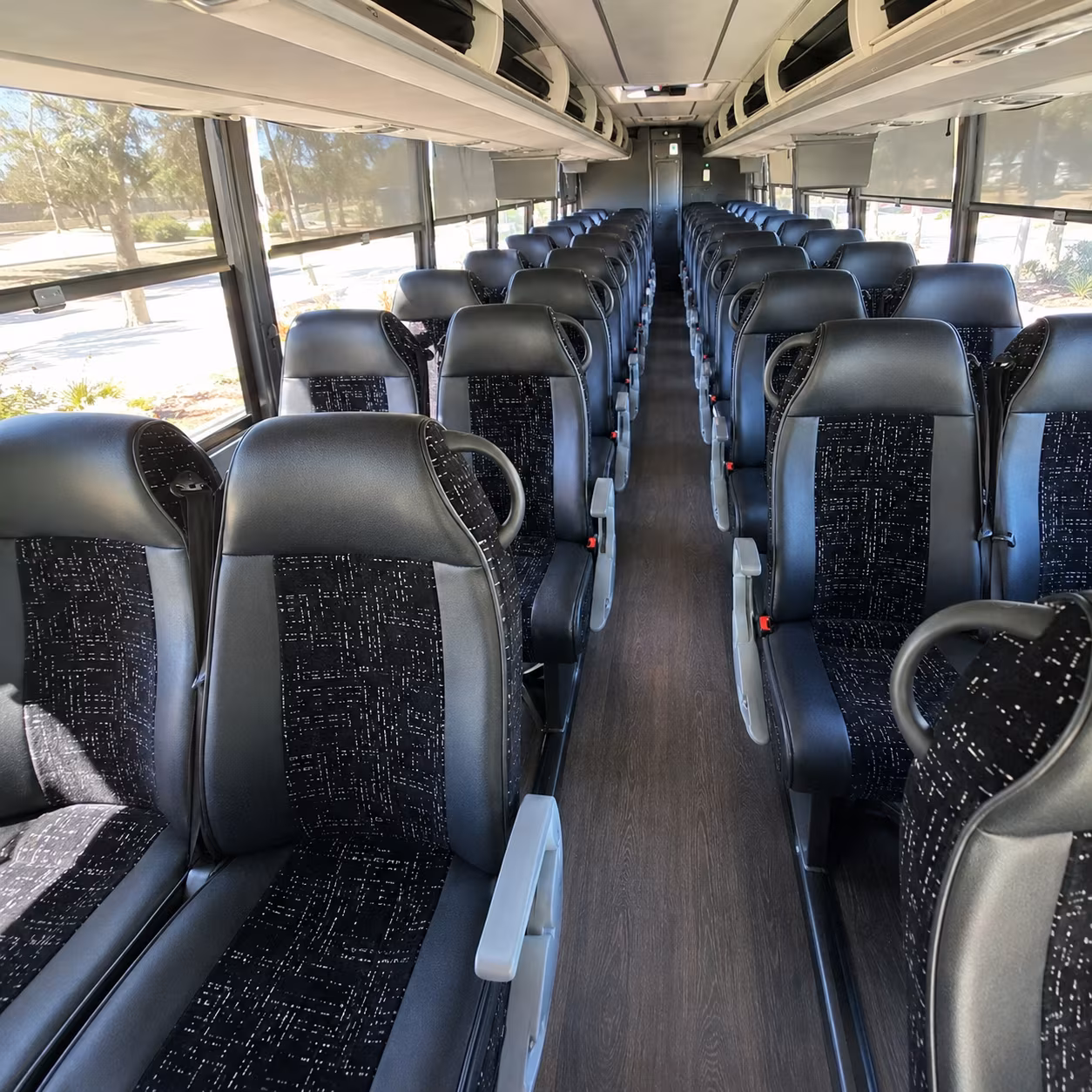 40-56 Passenger Charter Bus Inside