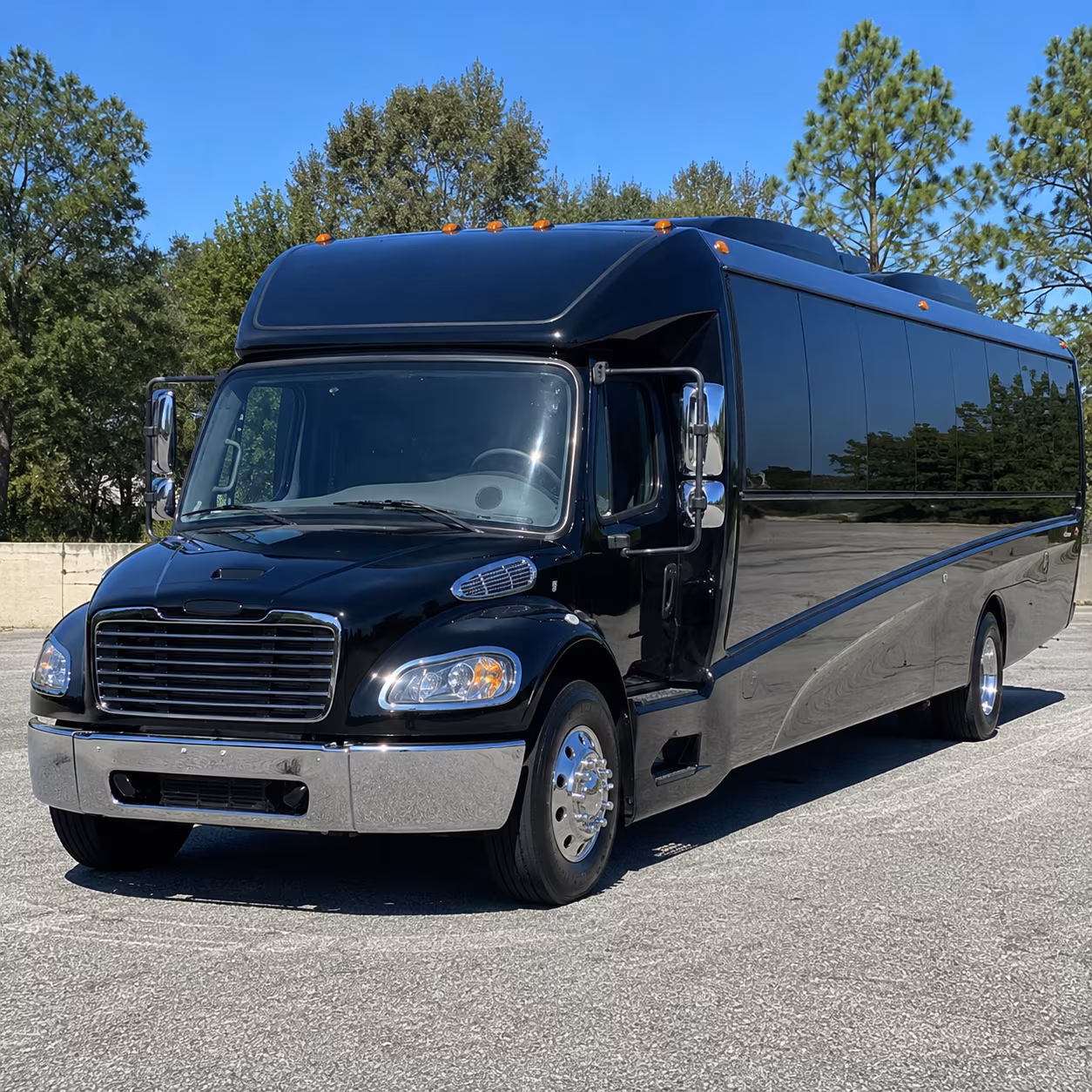 El Cajon Airport Shuttle & Transportation party bus exterior