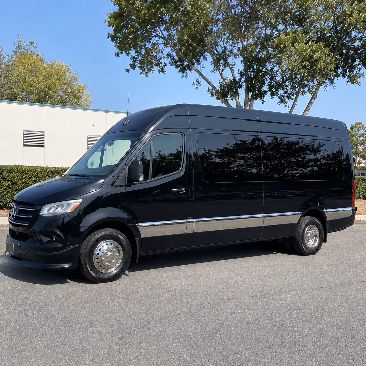 El Cajon Corporate Transportation party bus exterior