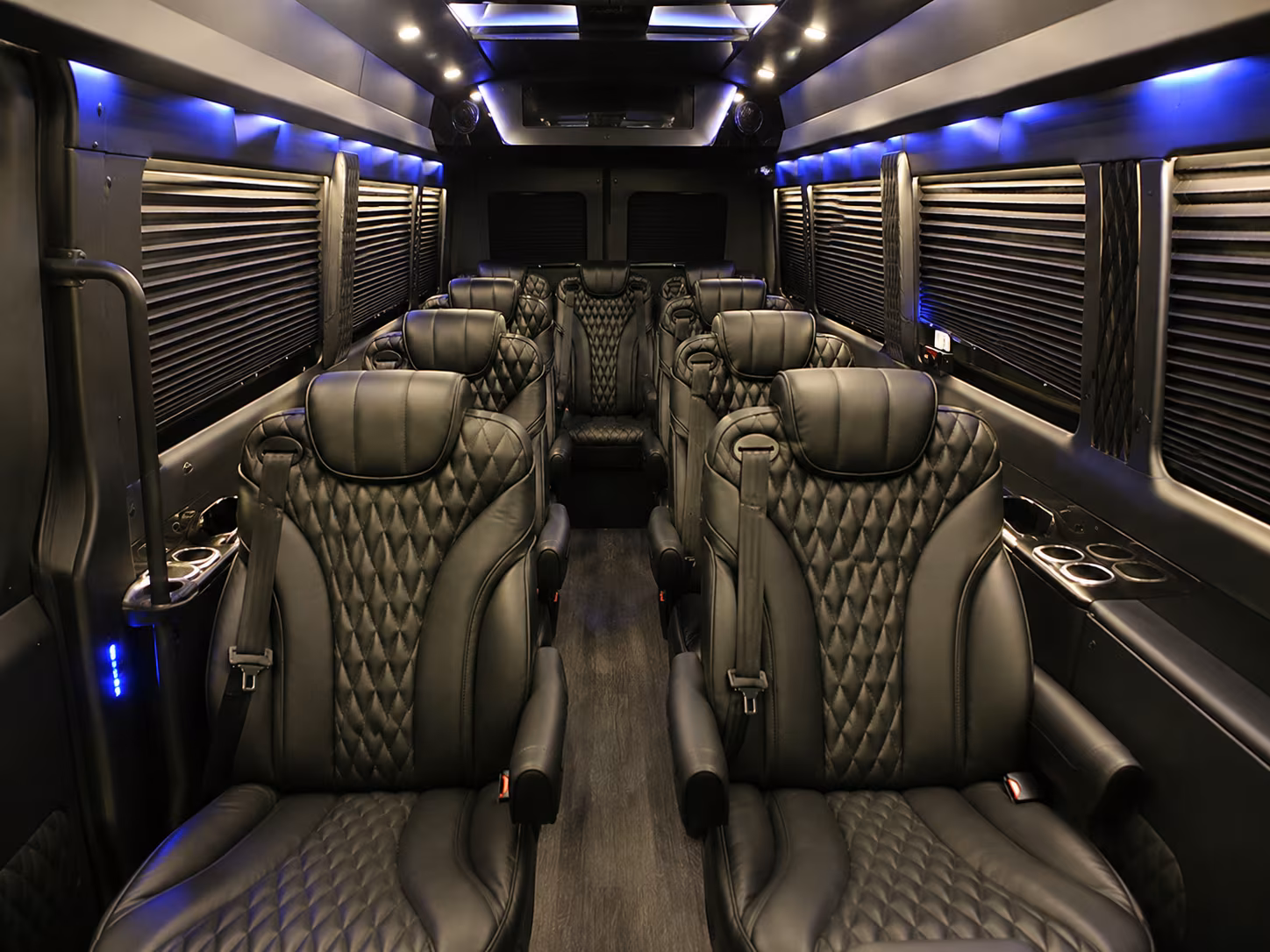 El Cajon Corporate Transportation party bus exterior