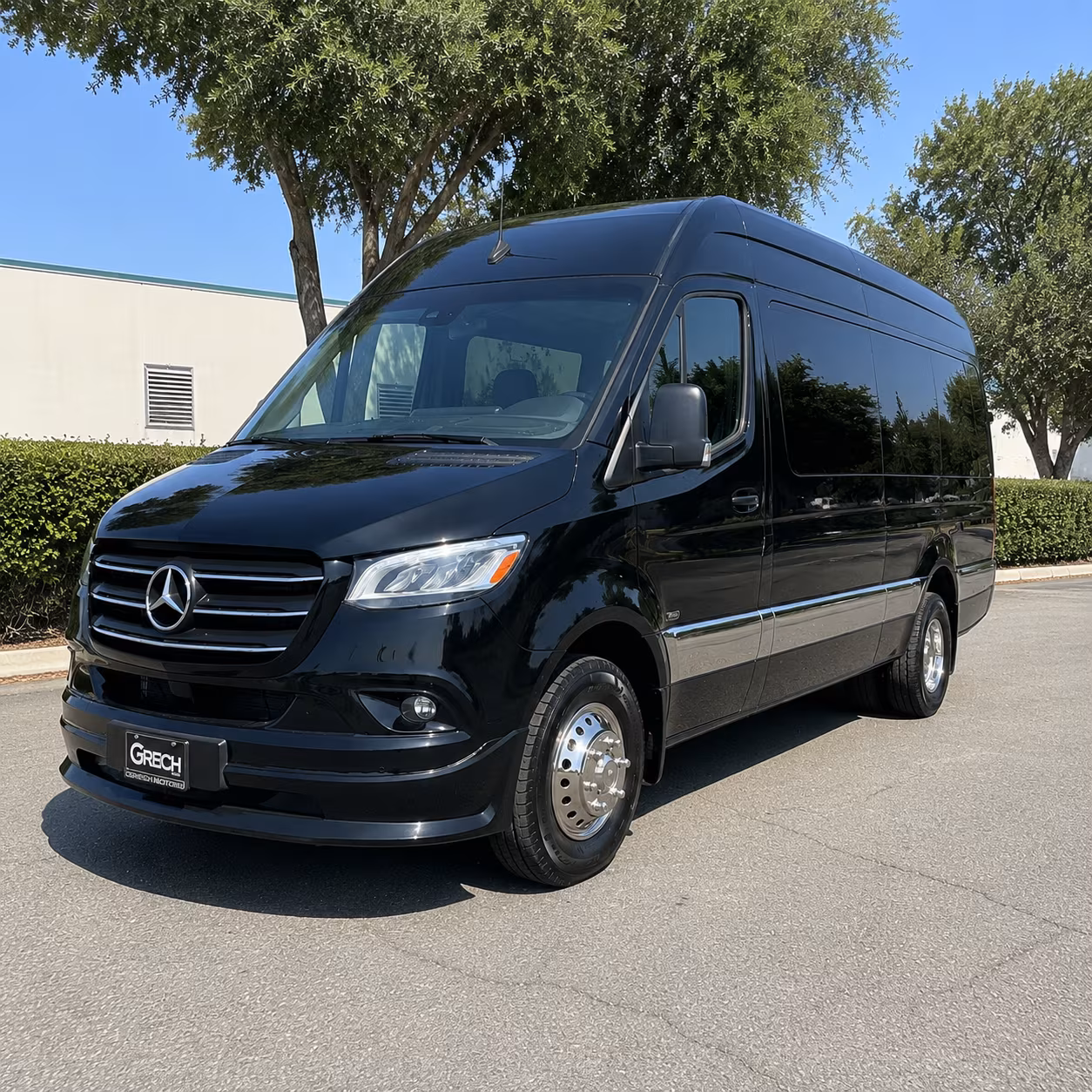 El Cajon Corporate Transportation party bus exterior
