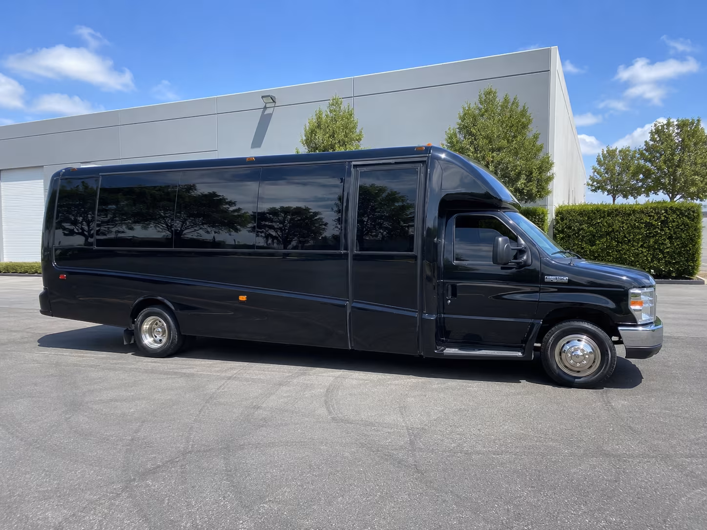 El Cajon Prom & Homecoming Transportation party bus exterior