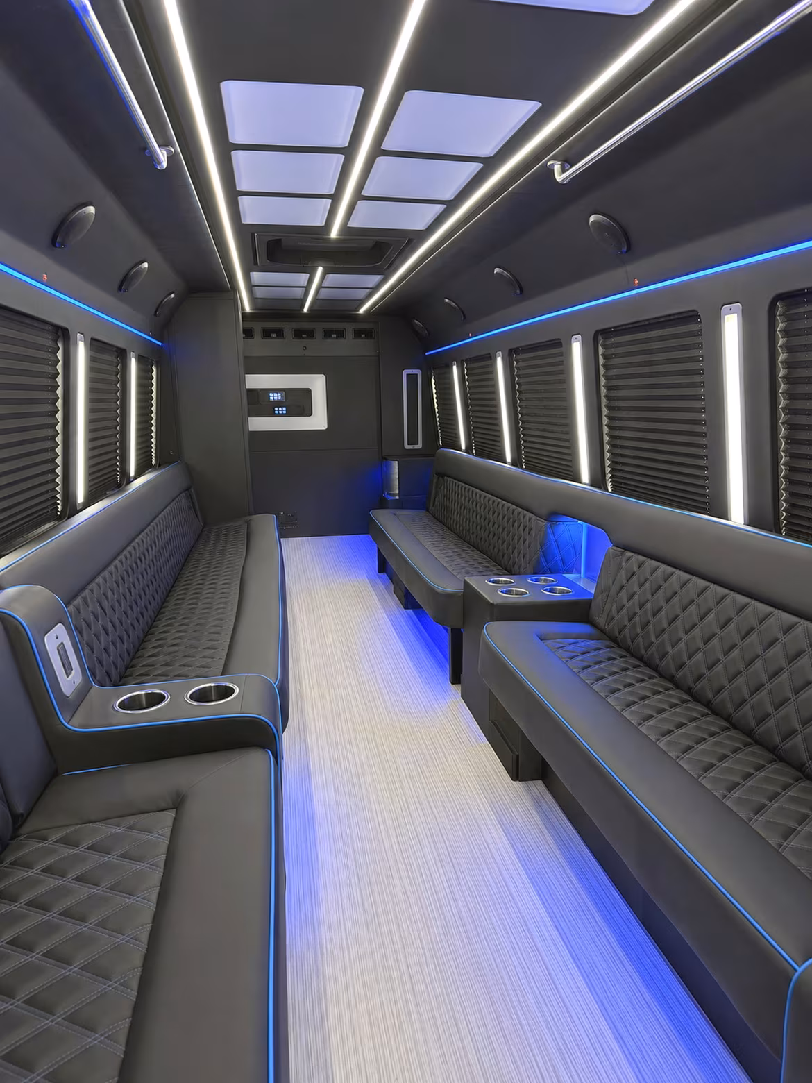 El Cajon Prom & Homecoming Transportation party bus interior