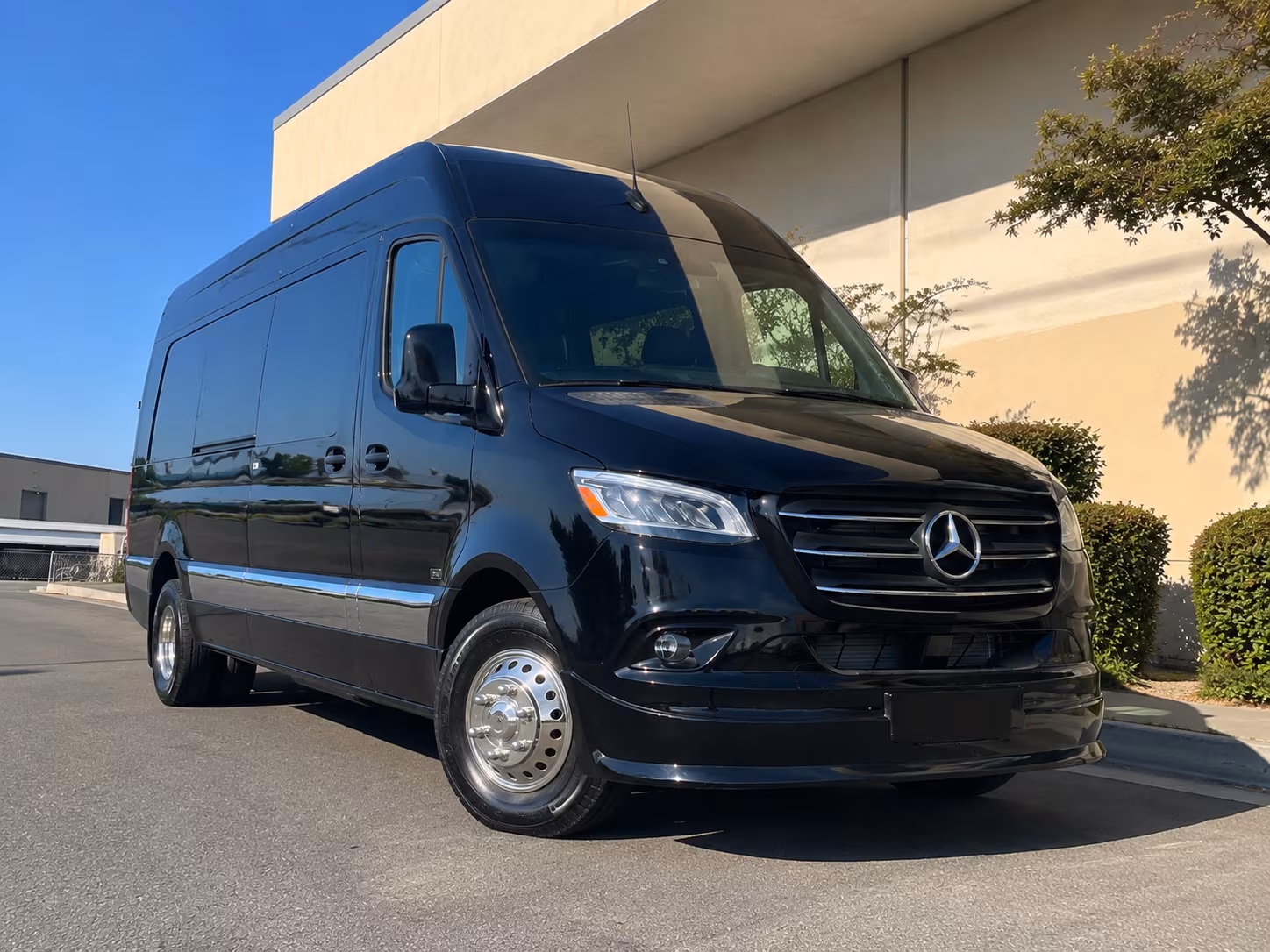 El Cajon School Event Transportation party bus exterior