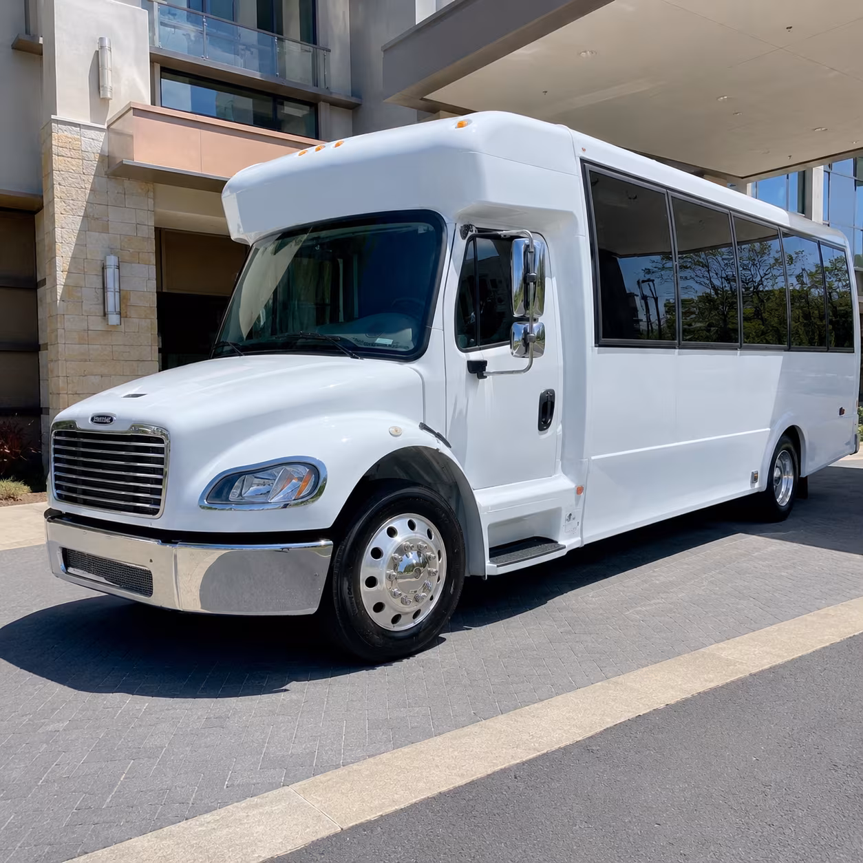 El Cajon School Event Transportation party bus exterior