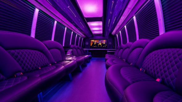 el cajon 30 passenger party bus interior